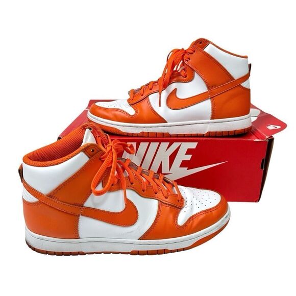 Nike Dunk High Syracuse 2021 Orange White DD1399 101 - Picture 1 of 10